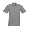 Mens Crew Polo Grey Marle